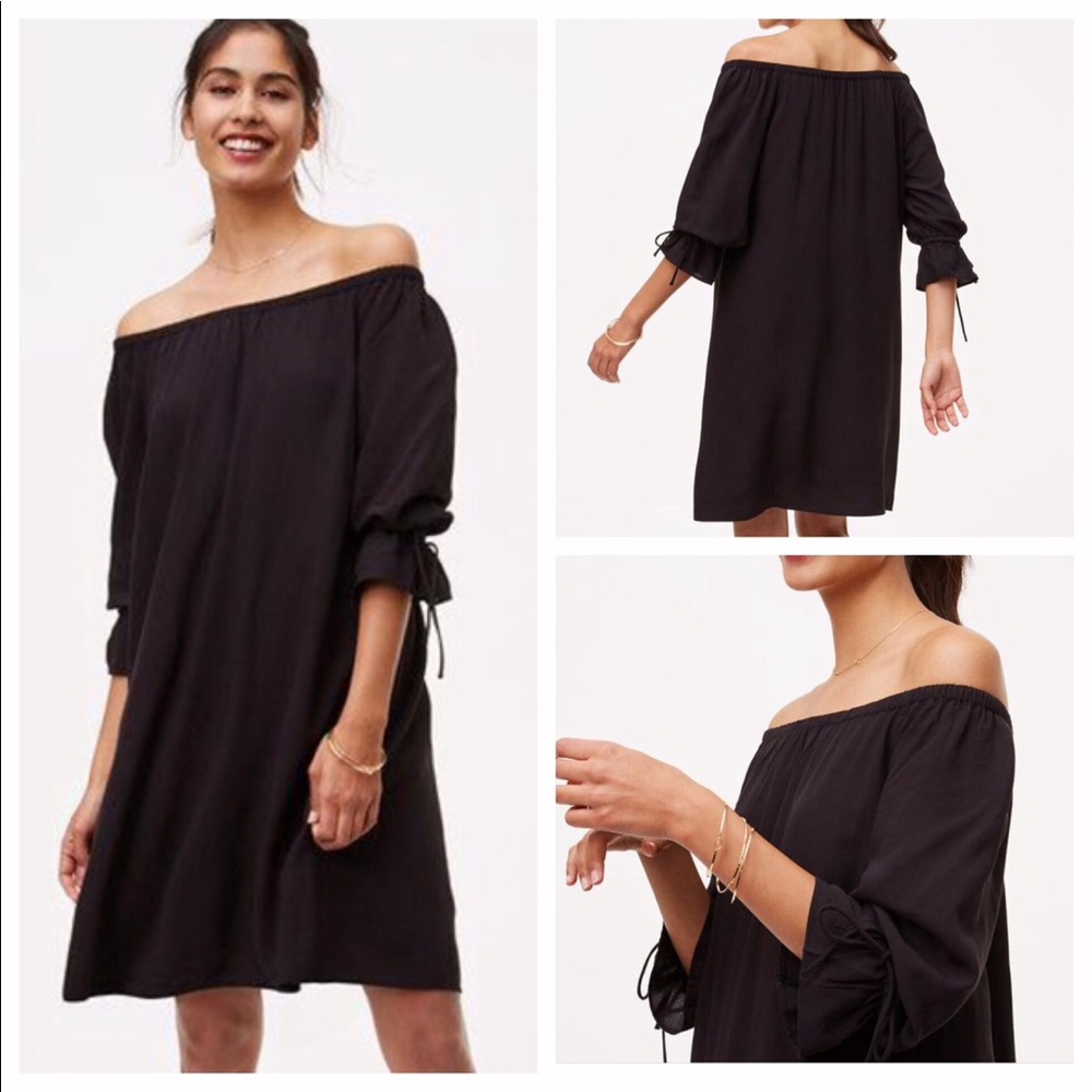 LOFT Off the Shoulder Dress - Picture 1 of 6